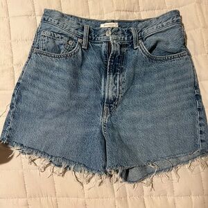 Woman’s cut off Levi jeans shorts size 30
